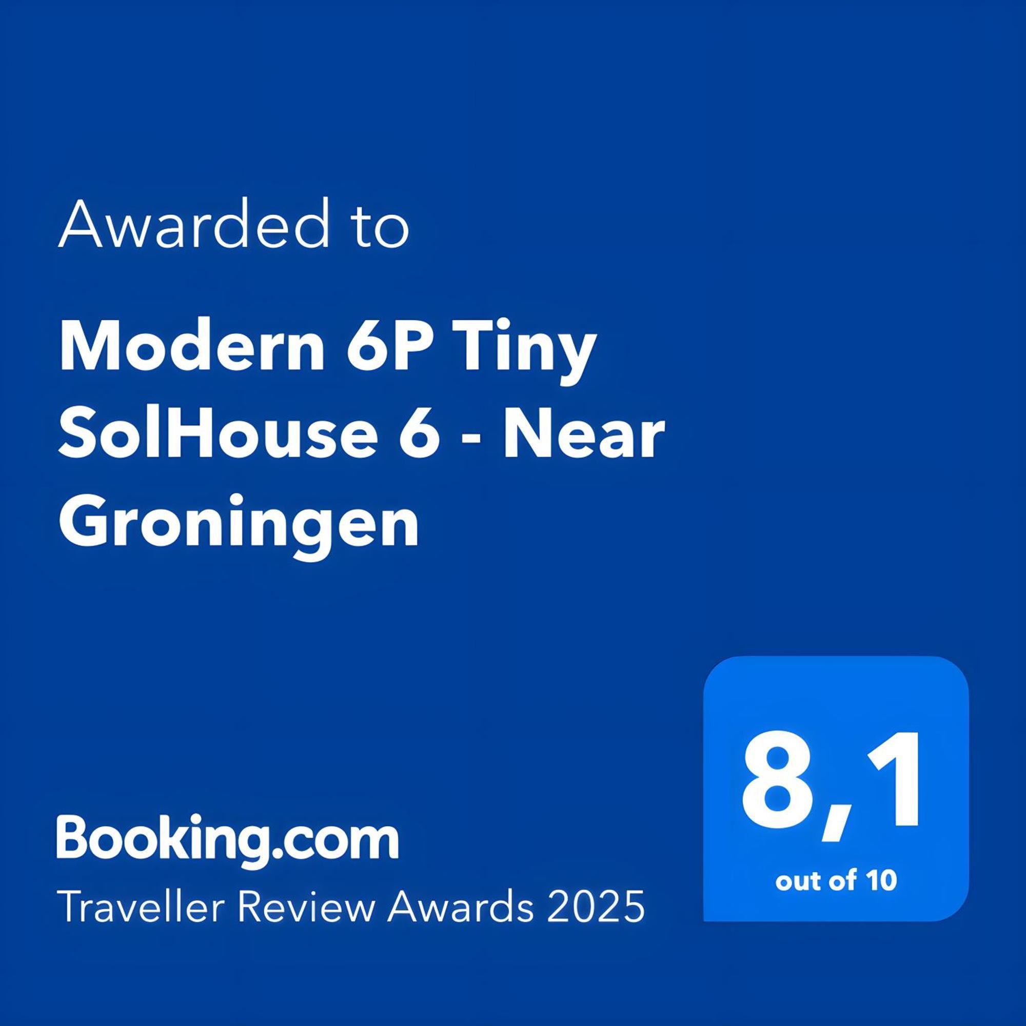 Modern 6P Tiny Solhouse 6 - Near Groningen Villa Kropswolde Екстериор снимка